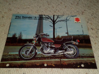 1981 Suzuki "L" series motorcycle color brochure