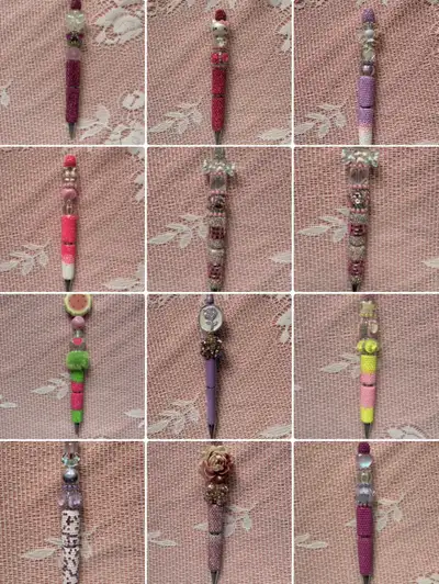 Handmade Beaded pen, View more