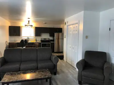 Furnished bachelor apartment with a balcony and view of sleeping giant. Unit features Close proximit...