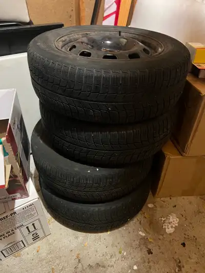 4 of winter tires with 4/32 tread left, probably used for another light winter before replacing, and...