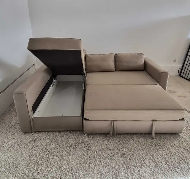 FREE DELIVERY Ikea Friheten Reversible Pullout Sofabed Sectional in Couches & Futons in Vancouver - Image 6