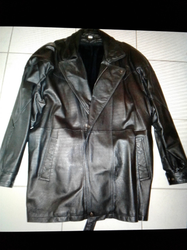 Men's XXL three-quarter length leather jacket *trade obo in Men's in City of Toronto