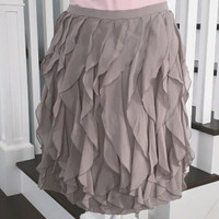 Flirty Club Monaco cascading ruffle mini skirt Size 6