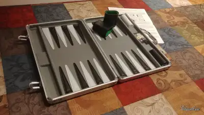 Mallette de Backgammon en Aluminium, View more