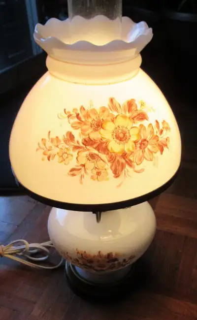 Vintage Floral Lamp, View more