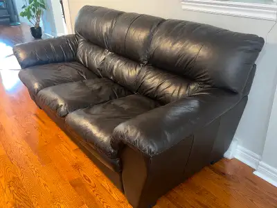 Leather Sofa- good condition