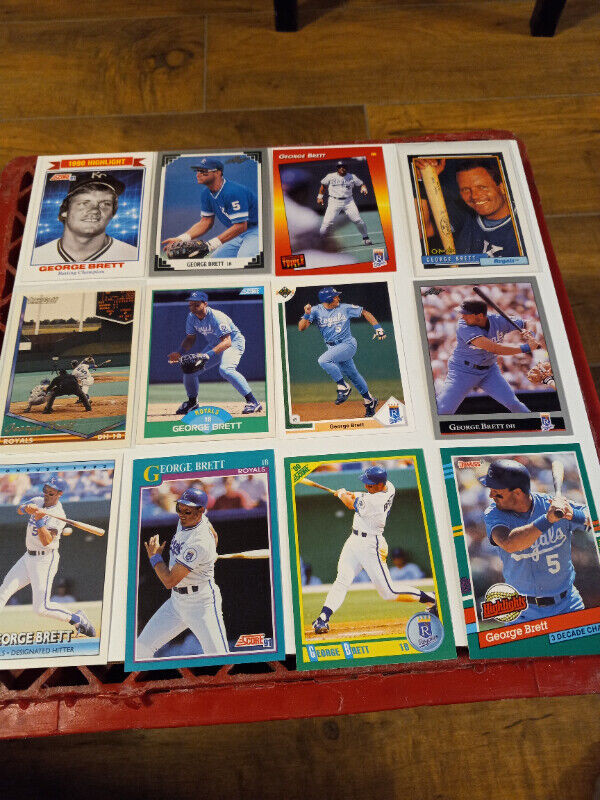 Vintage Baseball Cards George Brett HOF Royals Lot of 24 NM in Arts & Collectibles in Trenton - Image 4