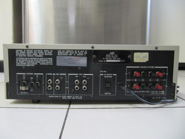 Vintage JVC R-S5 Stereo Receiver LikeNew PristineCondition 1979 in Arts & Collectibles in Mississauga / Peel Region - Image 3