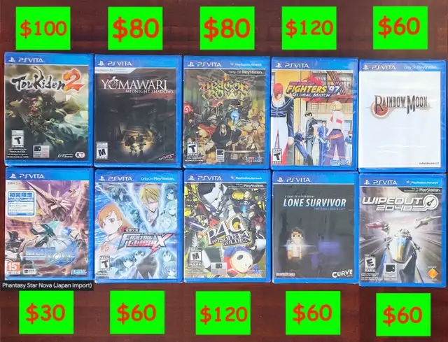 《 NEW SEALED GAMES 》Sony PSVITA Playstation PS VITA in Sony PSP & Vita in City of Toronto - Image 2