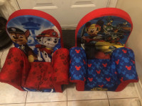 Soft chairs paw patrol and Mickey Mouse (for baby)