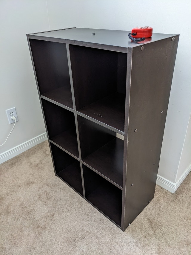 3x2 Dark Brown Cube Shelves Bookcases & Shelving Units Ottawa Kijiji