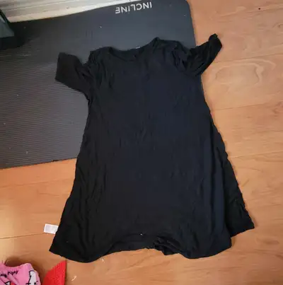 Black T-Shirt Dress, View more