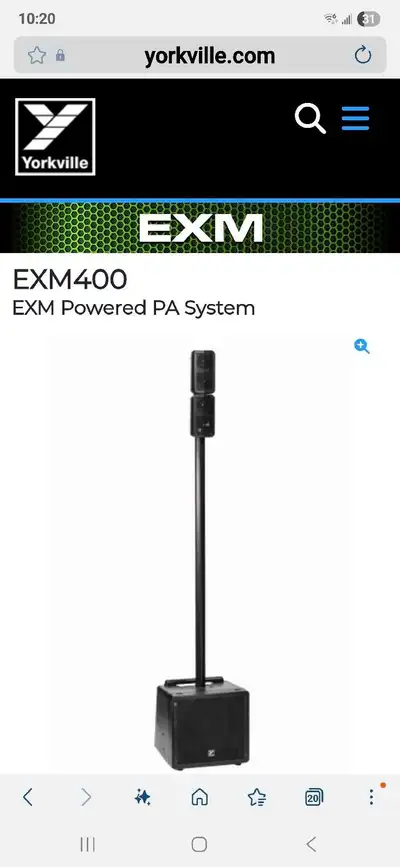 Music system YS-EXM 400, View more