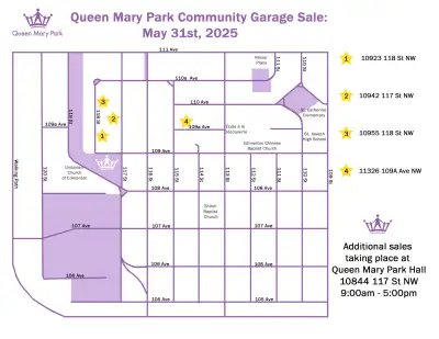 Queen Mary Park Community Garage Sale, View more