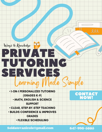 UofT Student Tutor (Math, Science, English K–9), View more