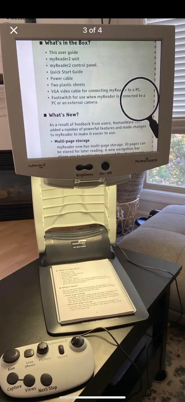 Humanware Digital magnifier for only $200
