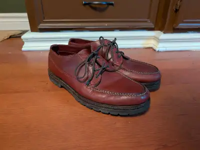LL Bean moc toe loafers size 11, View more