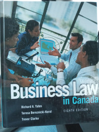 Used Hard cover Business law in Canada 8th edition