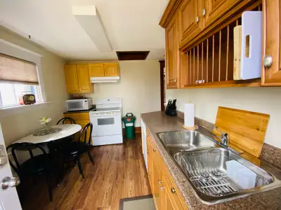 Furnished all Inclusive short term monthly, city rental. Clean, cozy quiet nicely furnished Apt in a...