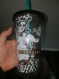 Rare Starbucks cup lid straw