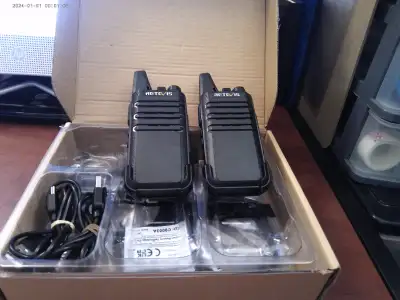NEW - Pair of RETEVIS two way radios, View more
