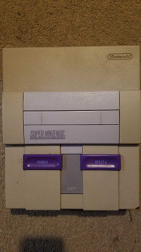 SNES With Games And 2 Controllers-$120