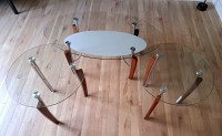 Ensemble de 3 tables de salon - 3 pieces living room table set