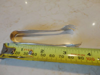 Antique Community Plate Silver Plated Sugar Fork Tongs  3 5/8"