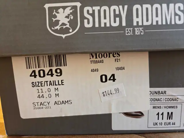 Stacy Adams Dress Shoes size 11 M in Men's Shoes in Dartmouth - Image 9