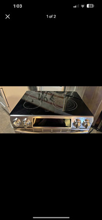 Samsung sliding convection, one stove 30 inch with