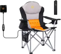 Heated Camping Chair Chaise chauffante de camping neuve
