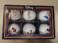 Disney Pro Golf Balls Mickey Minnie Donald Goofy Pluto Daisy