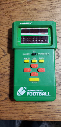 Jeu de Football à main Tandy (Vintage)