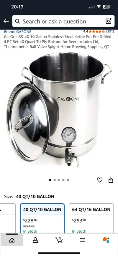 10 Gallon Kettle., View more