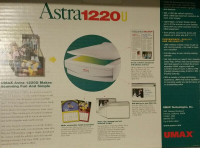 Astra 1220u USB Color Flatbed Scanner