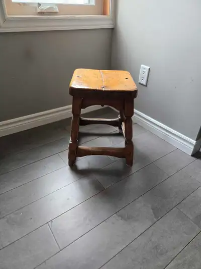 Antique Wooden Stool, View more