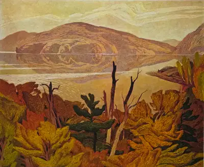A.J. Casson “Grey October Morning" Litho - Appraised at $800, View more