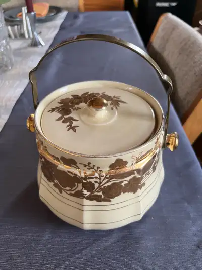 Sacher England Biscuit Barrel, View more
