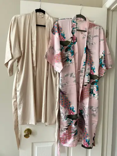 Silk robe $10 each , View more