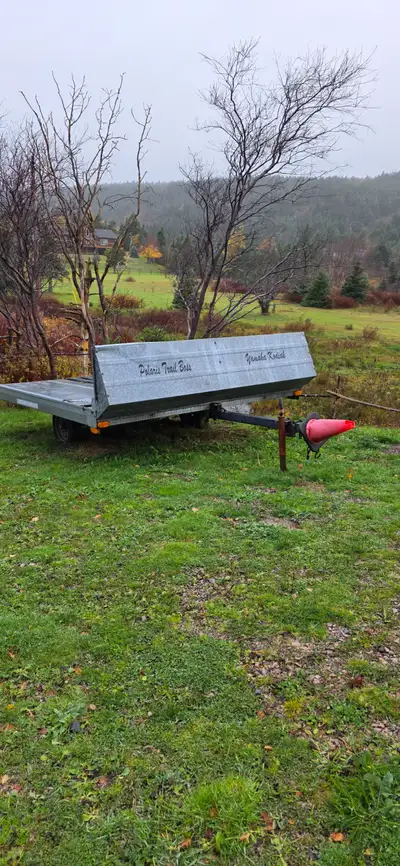 Northtrail Double Skidoo Trailer. In excellent condition
