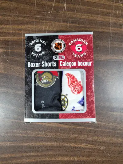 Totalement Hockey NHL Boxer Shorts 2 Pack, View more