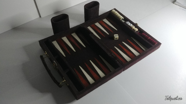 Petit Backgammon en Corde du Roi dans Jouets et jeux  à Longueuil/Rive Sud - Image 3