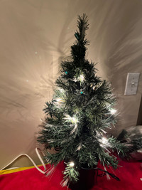 24” Christmas tree with lights