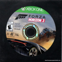 XBOX ONE FORZA - HORIZON 3 GAME (NO CASE)