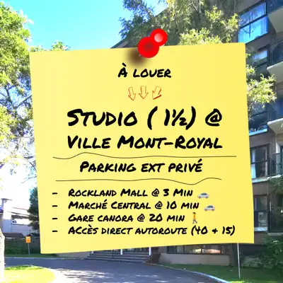 Studio A Ville Mont-Royal
