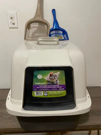 Cat Hooded Litterbox , View more