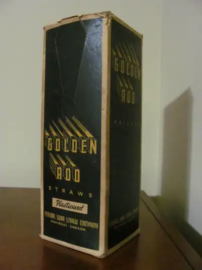 Pailles boite original vintage 1950s Straws in original box, View more