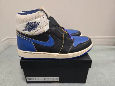 US 8.5 - Nike Air Jordan 1 High Union Fragment Sport Royal, View more