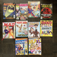 Mad and Cracked Magazines (Lot of Various 1997-2003 Issues)