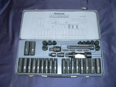 Never Used Maximum 1/2" Impact Driver and Socket Set. 38 Piece., View more